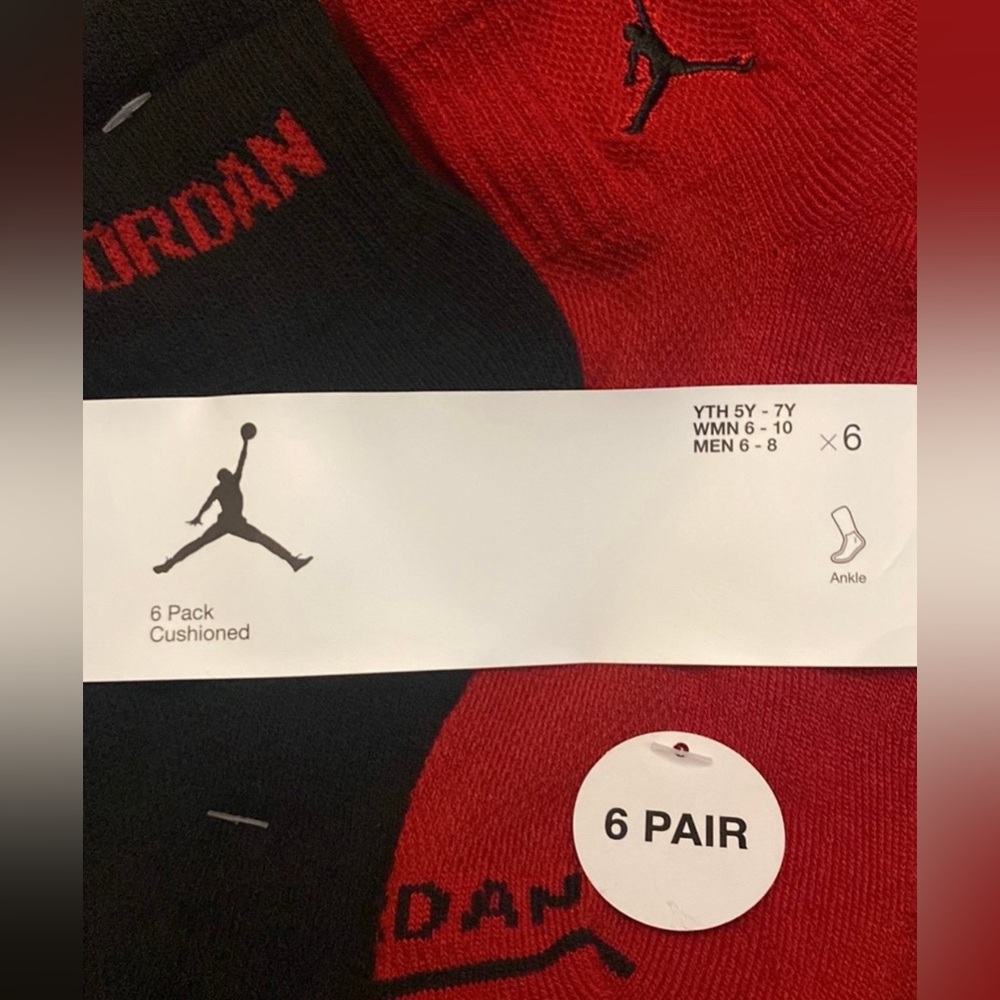 Nike Air Jordan Jumpman Quarter Cushioned Socks 12 pairs - Picture 8 of 9